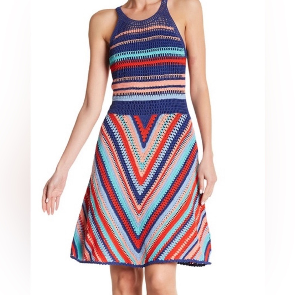 Parker Crochet Knit Dress - Size S